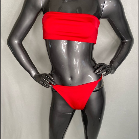 NWT Pretty little thing red strapless bi… - Picture 2 of 7